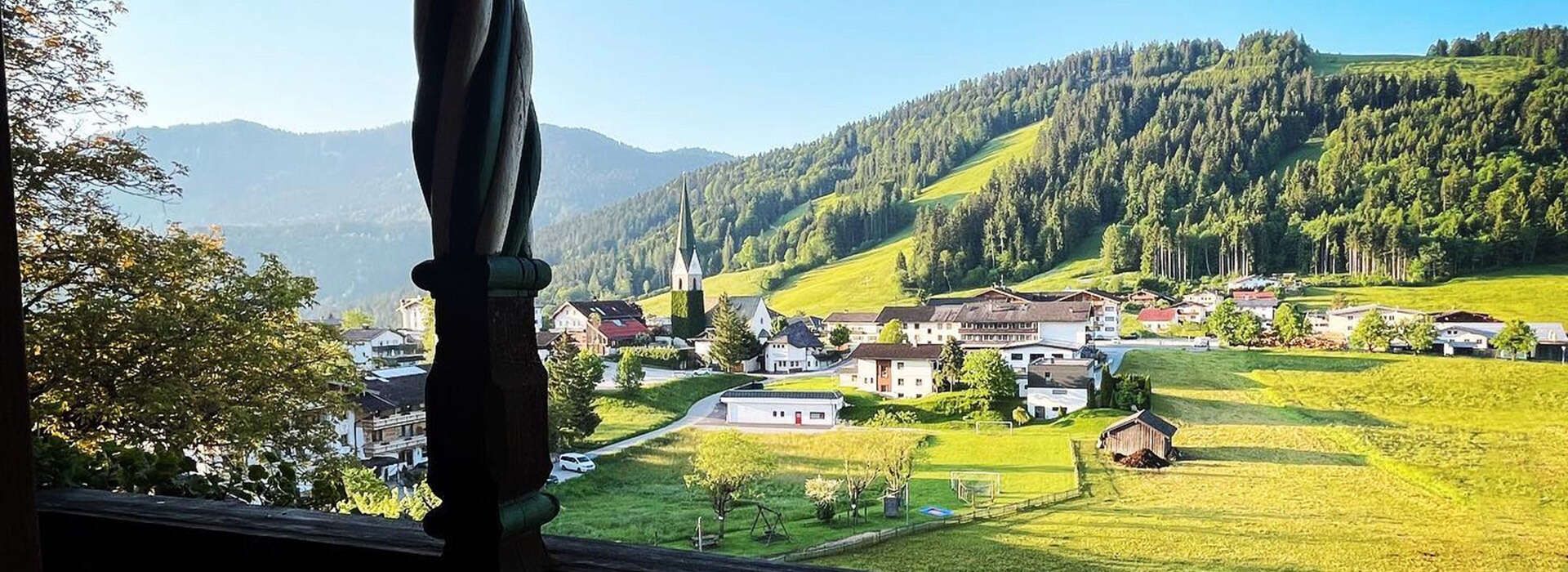 Ausblick vom Appartement am Bauernhof Mayrhof