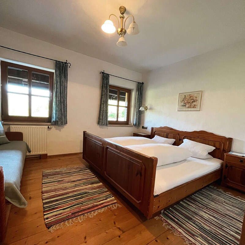 Doppelbettzimmer im Appartement 4 am Mayrhof