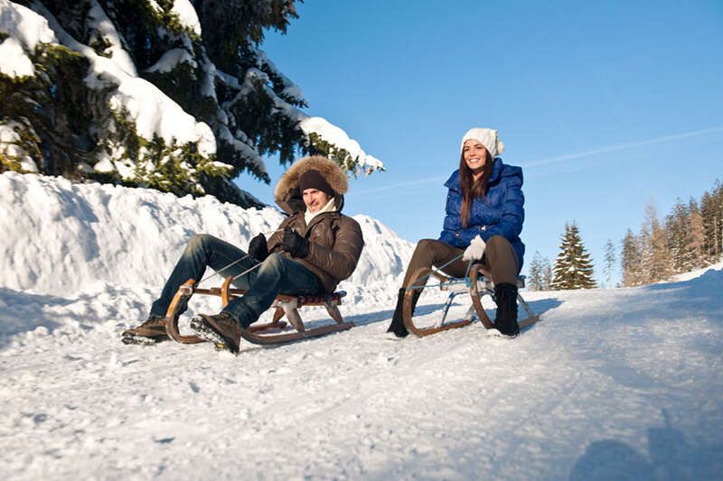Rodeln auf der Kala Alm in Thiersee